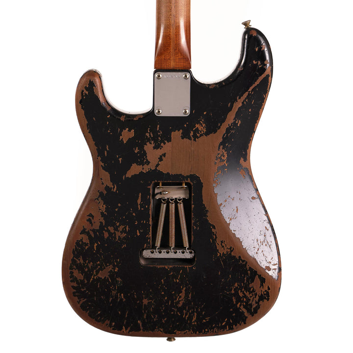 Fender Custom Shop 1957 Stratocaster Roasted Alder Heavy Relic Black Masterbuilt Andy Hicks