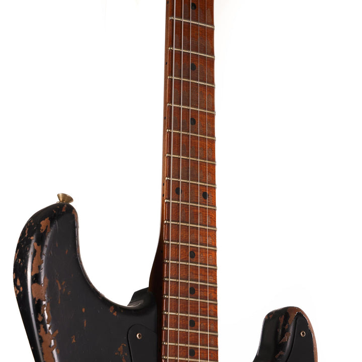Fender Custom Shop 1957 Stratocaster Roasted Alder Heavy Relic Black Masterbuilt Andy Hicks