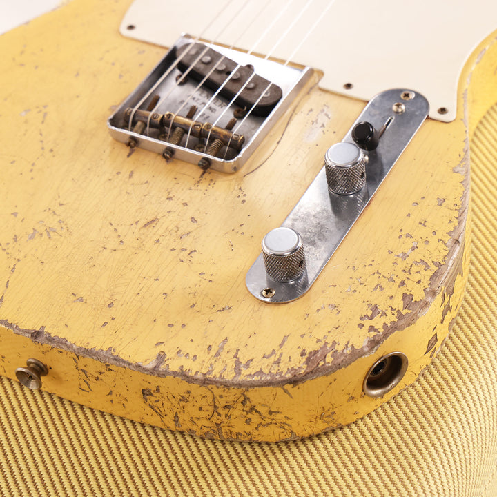 Fender Custom Shop 1953 Esquire Heavy Relic Nocaster Blonde Masterbuilt Andy Hicks