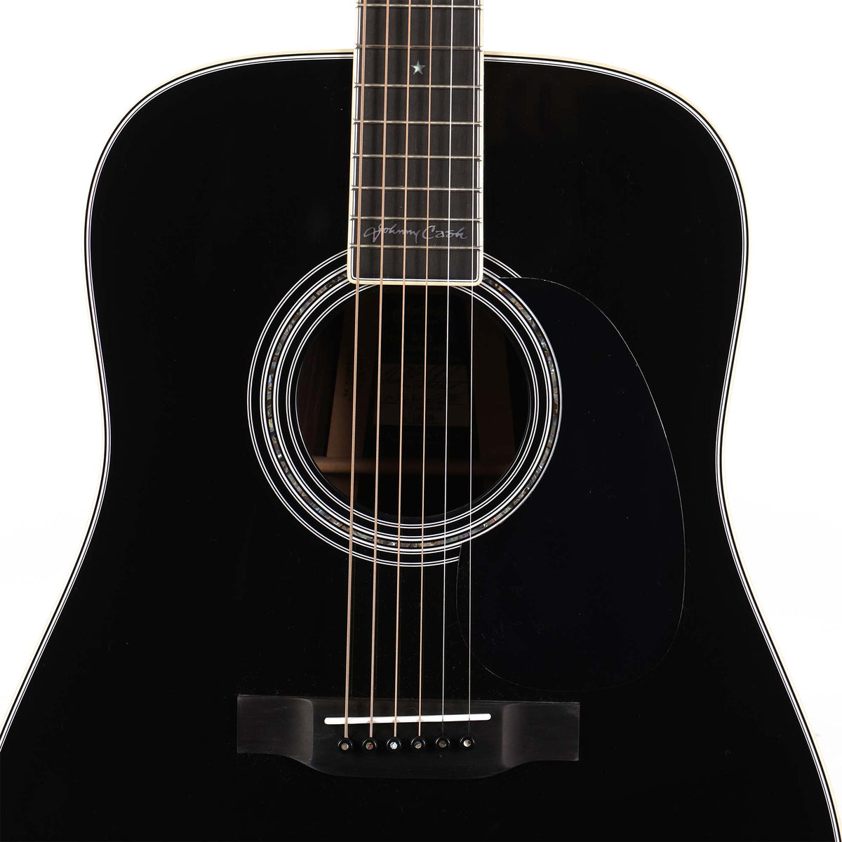Martin D-35 Johnny Cash Acoustic Gloss Black — 4