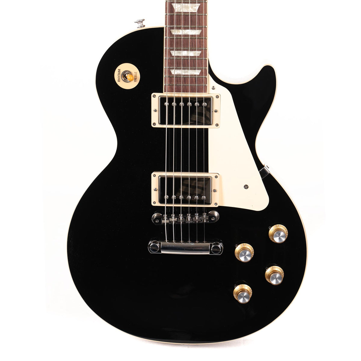 Gibson Les Paul Standard 60s Plain Top Ebony Top — 1