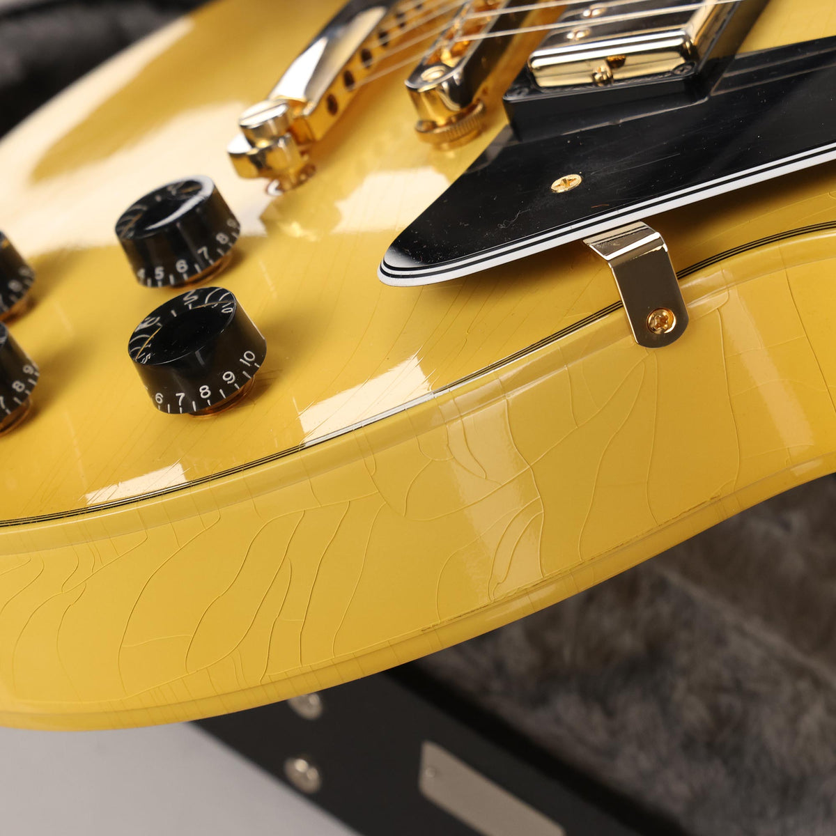 Gibson Custom Shop Les Paul Custom Aspen White Ultra Light Aged Made 2 Measure Headstock Repair — 11