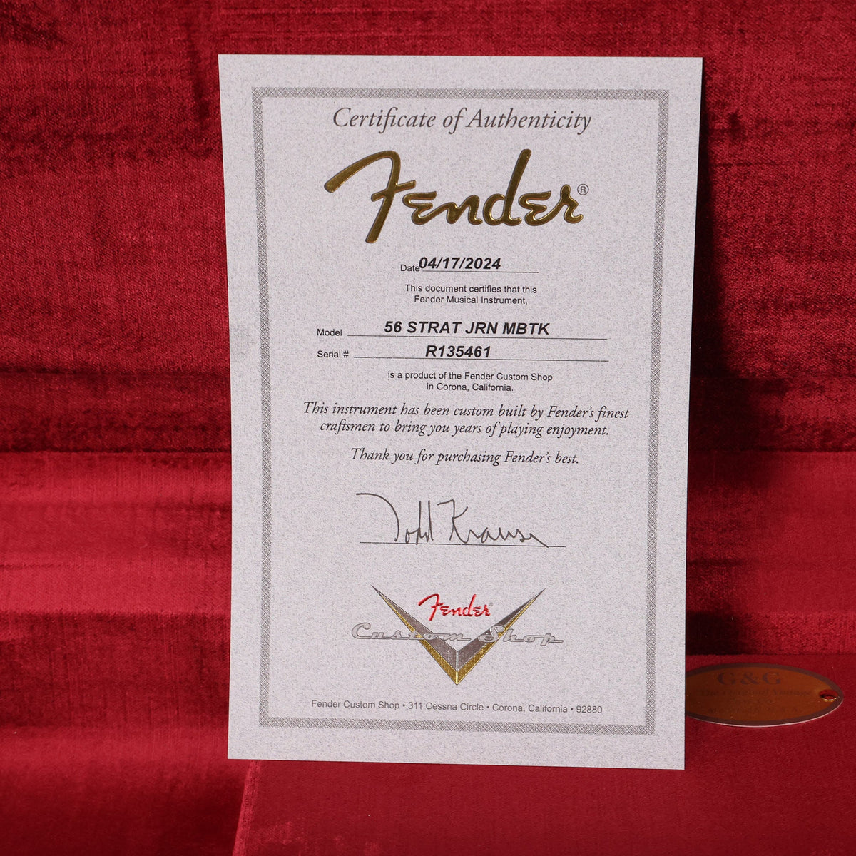 Fender Custom Shop 1956 Stratocaster Masterbuilt Todd Krause Journeyman Relic Faded Aged Mercedes Blue — 10