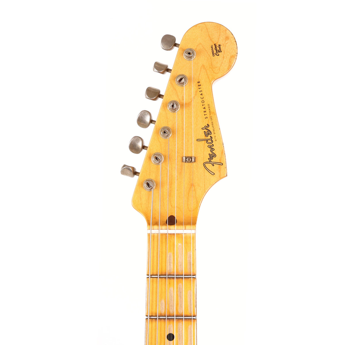 Fender Custom Shop 1956 Stratocaster Masterbuilt Todd Krause Journeyman Relic Faded Aged Mercedes Blue — 7