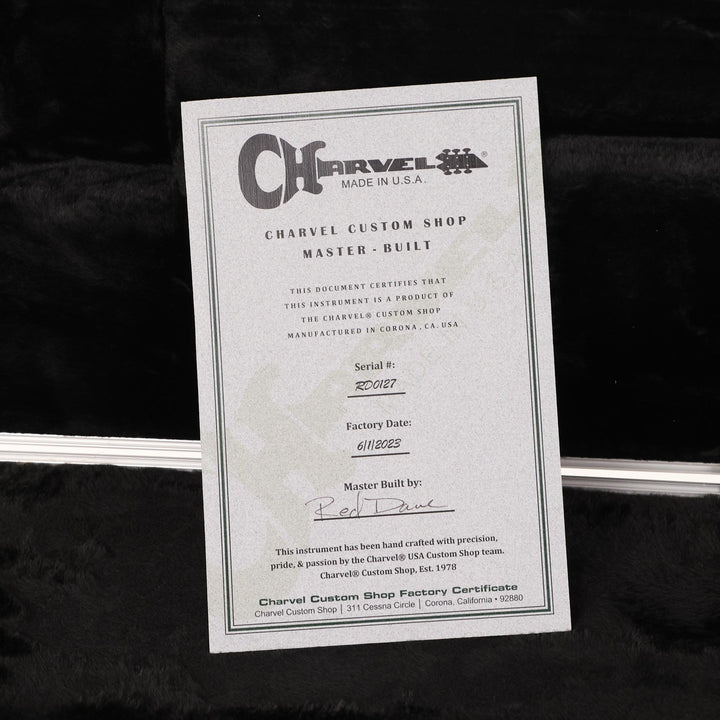 Charvel Custom Shop San Dimas Masterbuilt Red Dave Orion Silver