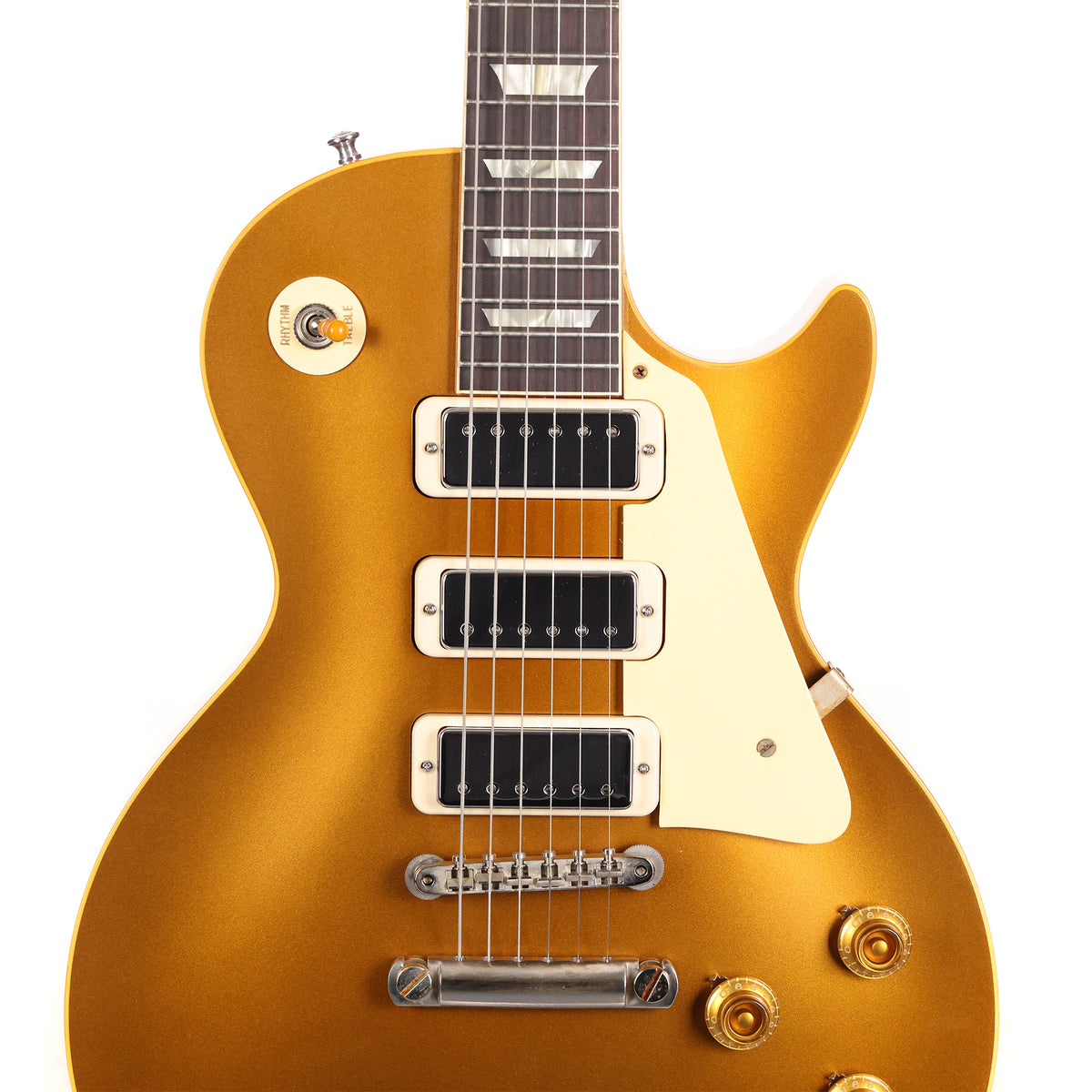 Gibson Custom Shop 1956 Les Paul Goldtop Made 2 Measure Mini-Humbuckers and V2 Slim Neck — 4