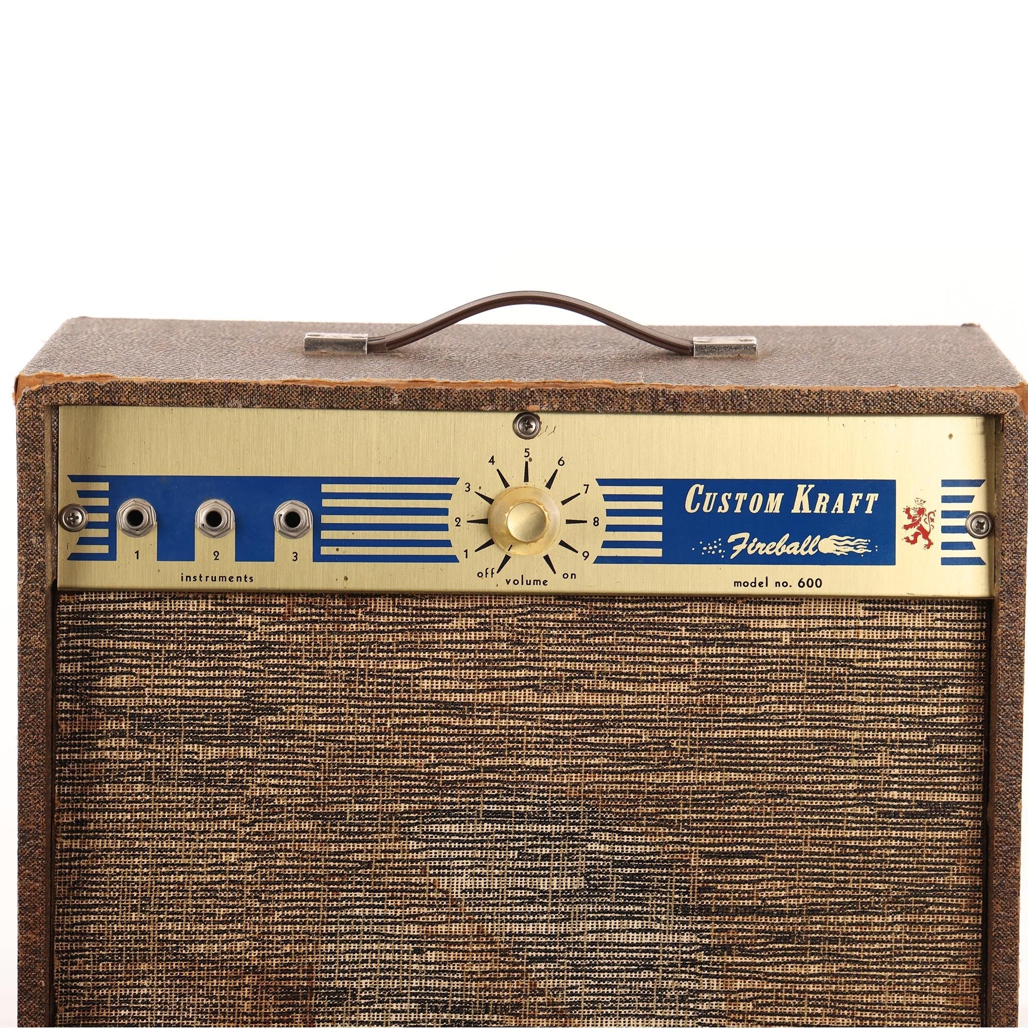 1960s Custom Kraft Fireball 600 Combo Amplifier | The Music Zoo
