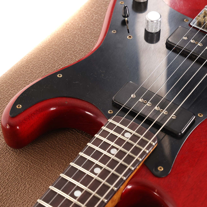 Fender Custom Shop Dual P-90 Stratocaster Journeyman Relic Crimson Transparent Masterbuilt Andy Hicks