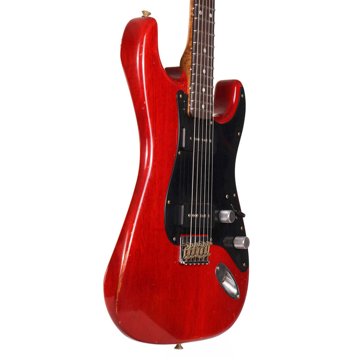 Fender Custom Shop Dual P-90 Stratocaster Journeyman Relic Crimson Transparent Masterbuilt Andy Hicks