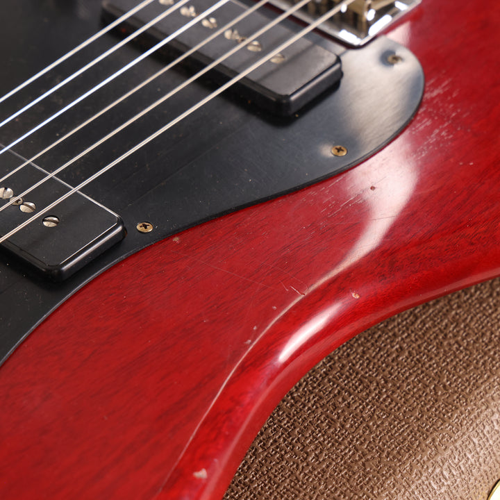 Fender Custom Shop Dual P-90 Stratocaster Journeyman Relic Crimson Transparent Masterbuilt Andy Hicks