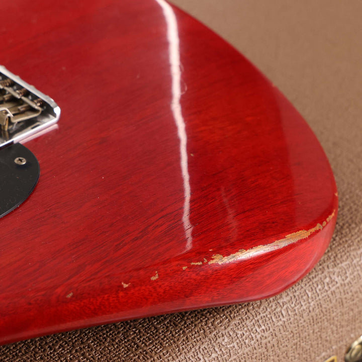 Fender Custom Shop Dual P-90 Stratocaster Journeyman Relic Crimson Transparent Masterbuilt Andy Hicks