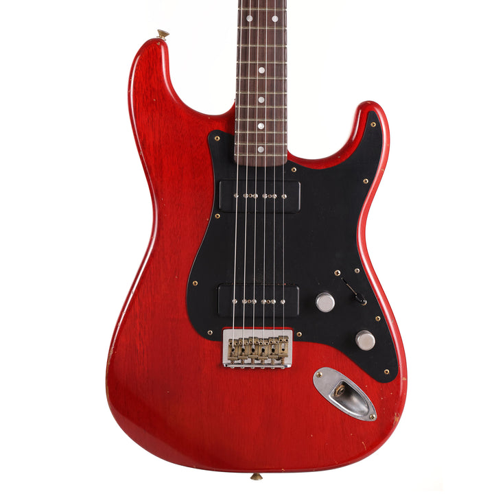 Fender Custom Shop Dual P-90 Stratocaster Journeyman Relic Crimson Transparent Masterbuilt Andy Hicks