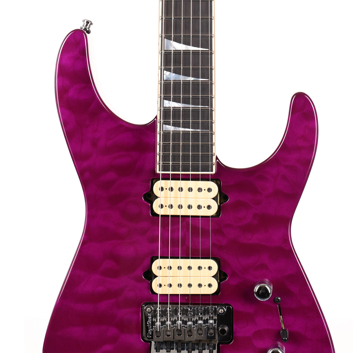 Jackson Custom Shop Soloist Quilt Top Transparent Purple — 4