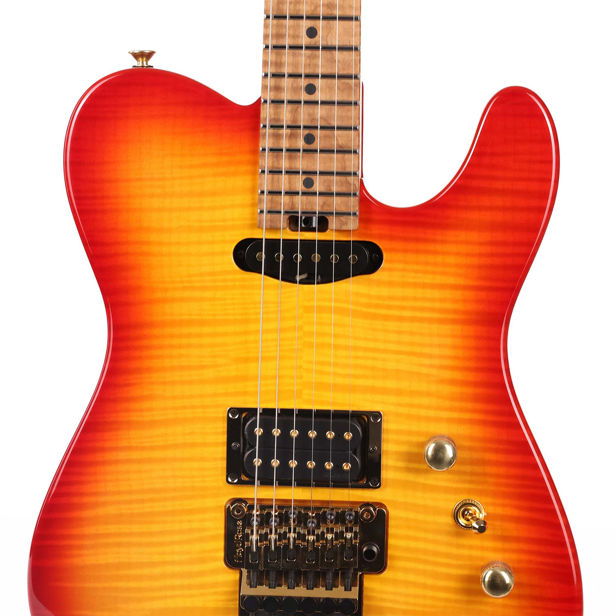 Charvel Custom Shop San Dimas Style 2 Aged Cherry Burst — 4