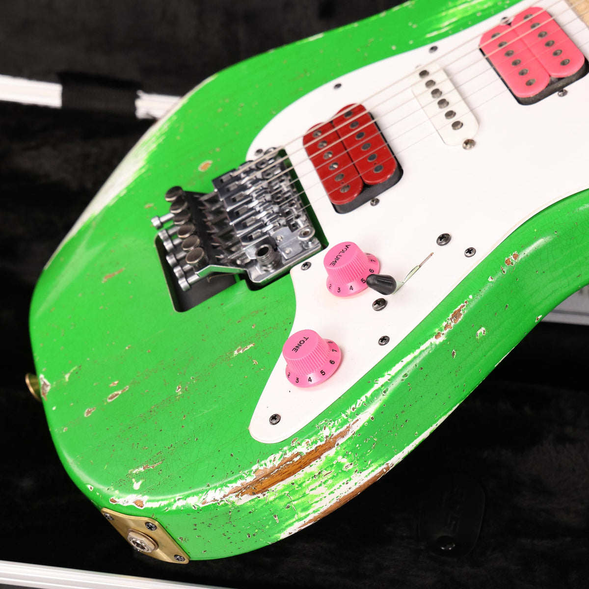 Charvel Custom Shop So Cal HSH Nitro Aged Slime Green Guitar Masterbuilt Big Rob — 10