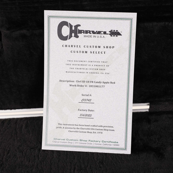Charvel Custom Shop San Dimas Candy Apple Red