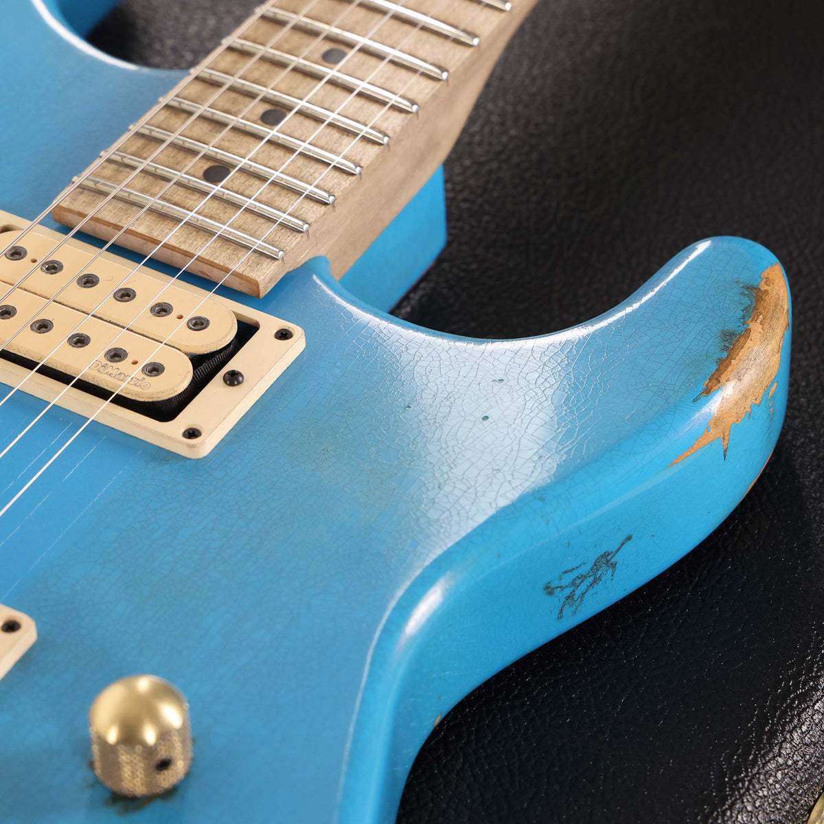 Charvel Custom Shop San Dimas Hardtail Nitro Aged Robins Egg Blue — 10