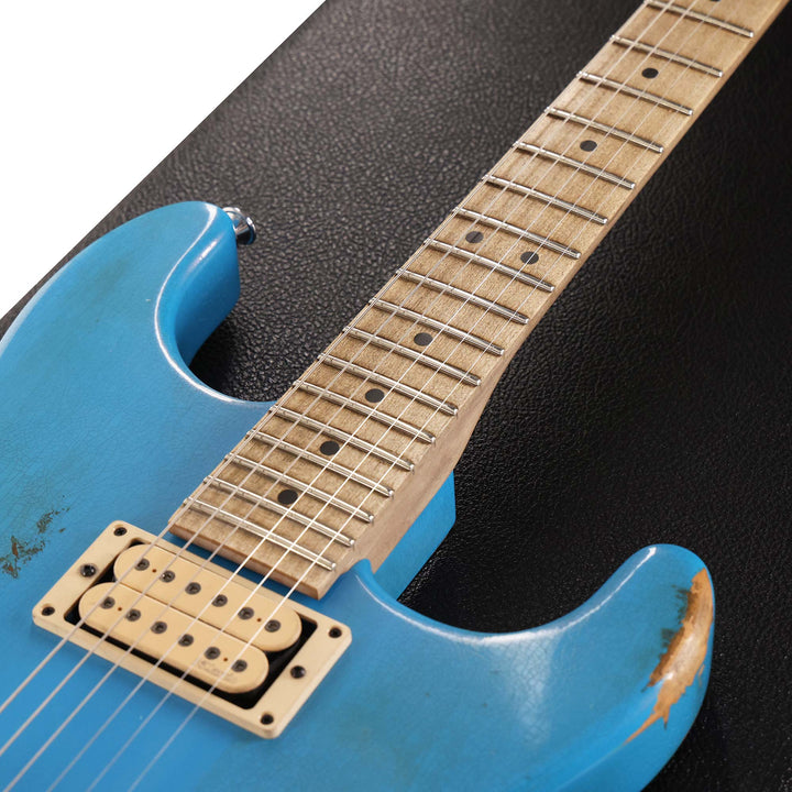Charvel Custom Shop San Dimas Hardtail Nitro Aged Robins Egg Blue