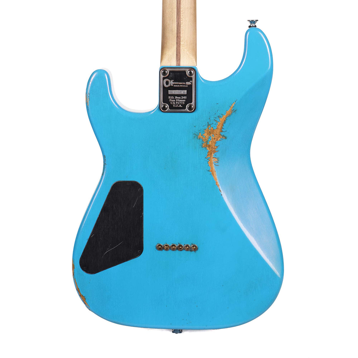 Charvel Custom Shop San Dimas Hardtail Nitro Aged Robins Egg Blue — 6