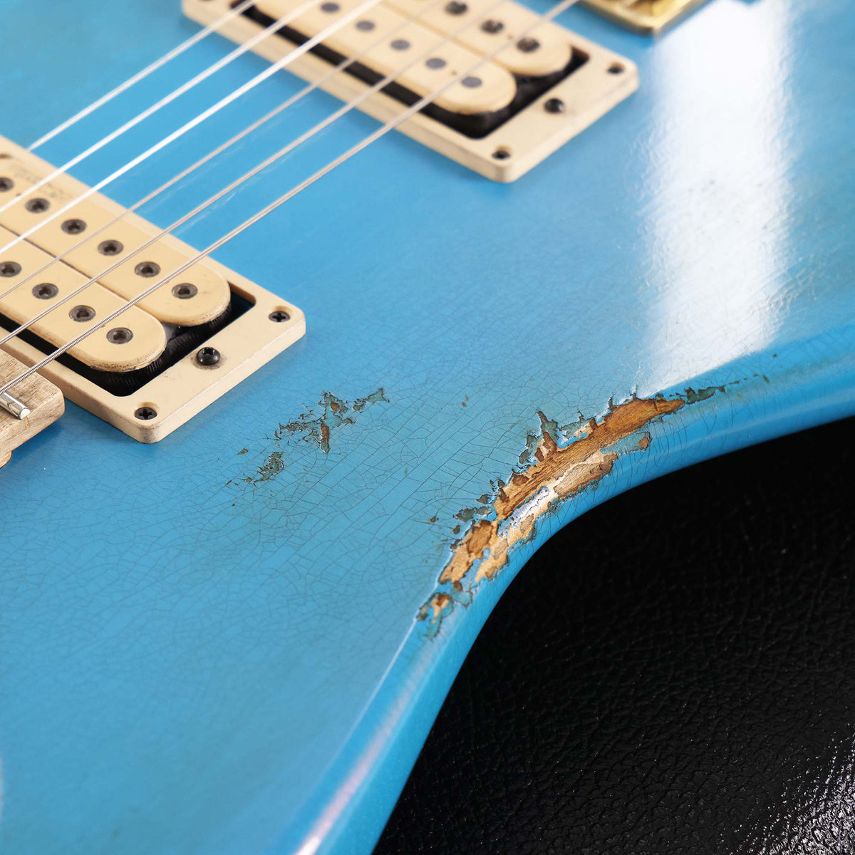 Charvel Custom Shop San Dimas Hardtail Nitro Aged Robins Egg Blue — 8