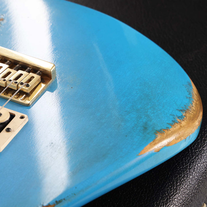 Charvel Custom Shop San Dimas Hardtail Nitro Aged Robins Egg Blue