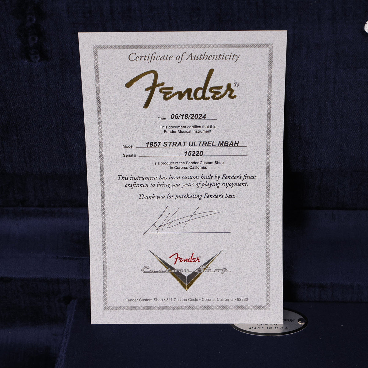Fender Custom Shop 1957 Stratocaster Masterbuilt Andy Hicks Music Zoo Hacksaw Relic Super Faded Aged Black — 11