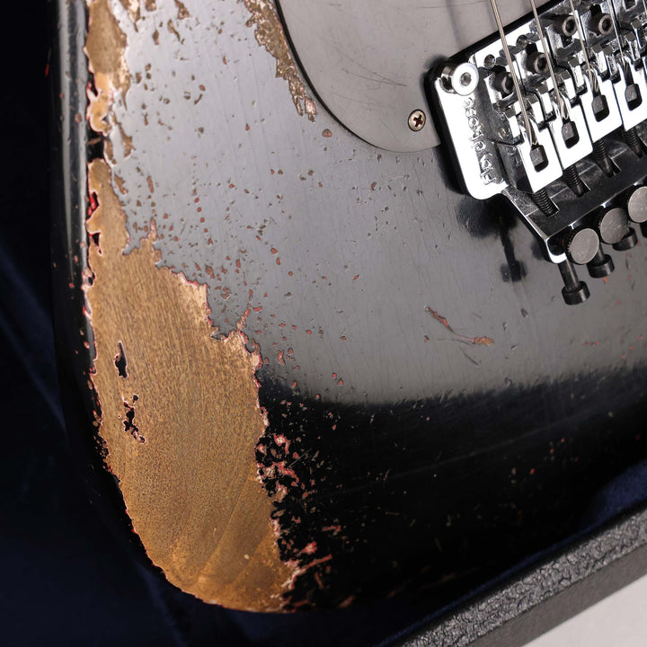 Fender Custom Shop 1957 Stratocaster Masterbuilt Andy Hicks Music Zoo Hacksaw Relic Super Faded Aged Black