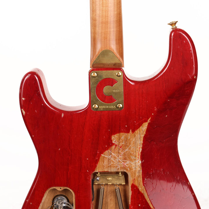 Colletti Guitars Speed of Sound Aged Red Sunburst with Floyd Rose