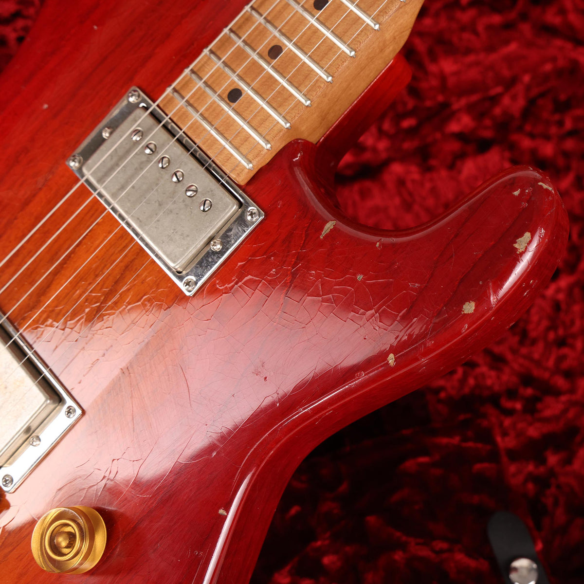 Colletti Guitars Speed of Sound Aged Red Sunburst with Floyd Rose — 8