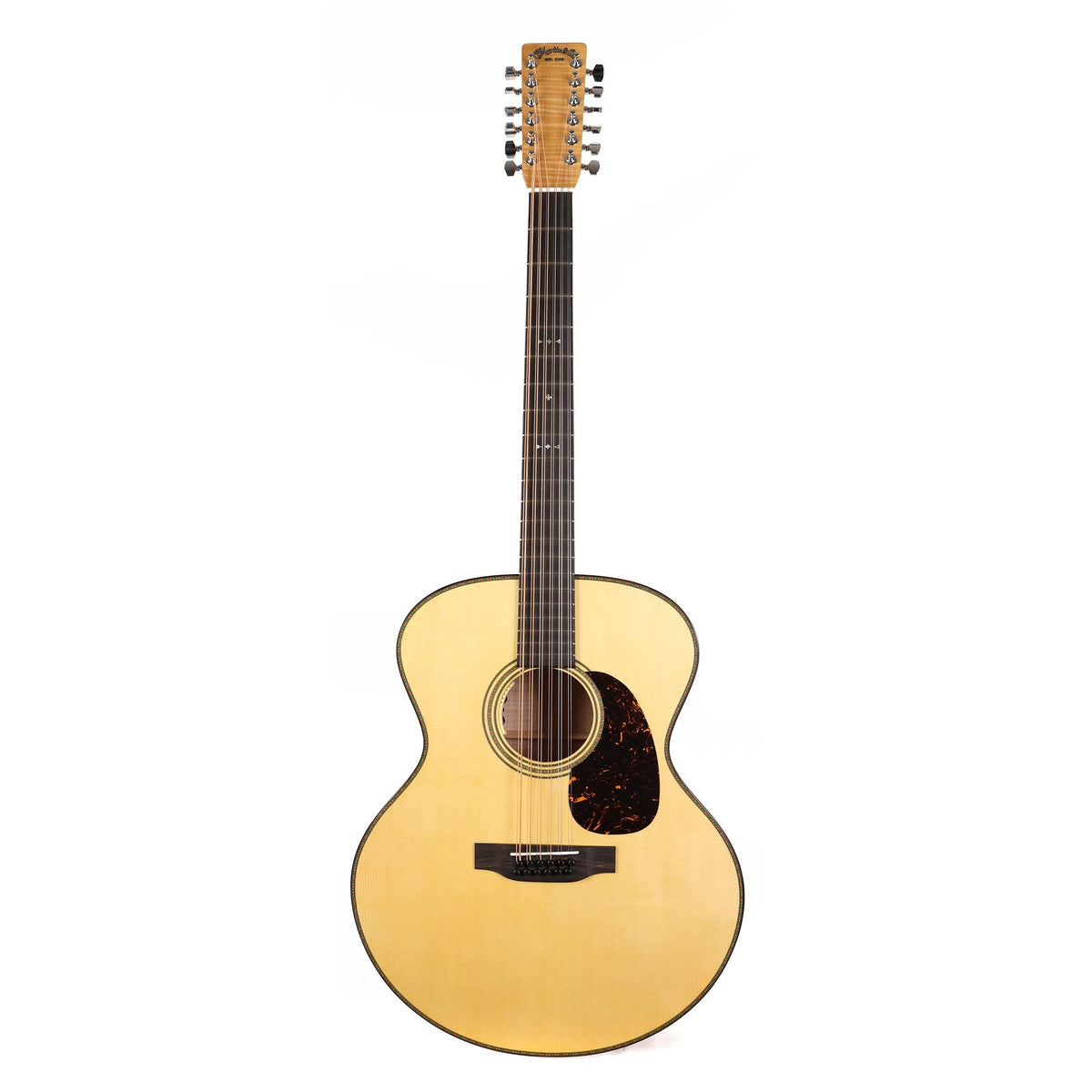 Martin Custom Shop J-15 Baritone 12-String Acoustic-Electric Flame Maple — 2