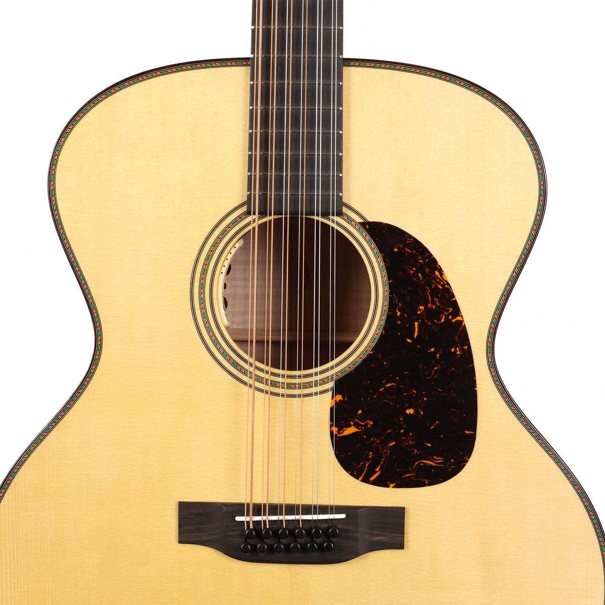 Martin Custom Shop J-15 Baritone 12-String Acoustic-Electric Flame Maple — 4