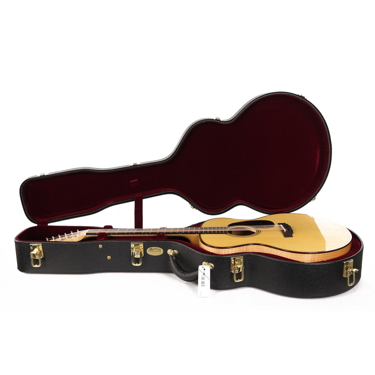 Martin Custom Shop J-15 Baritone 12-String Acoustic-Electric Flame Maple — 9