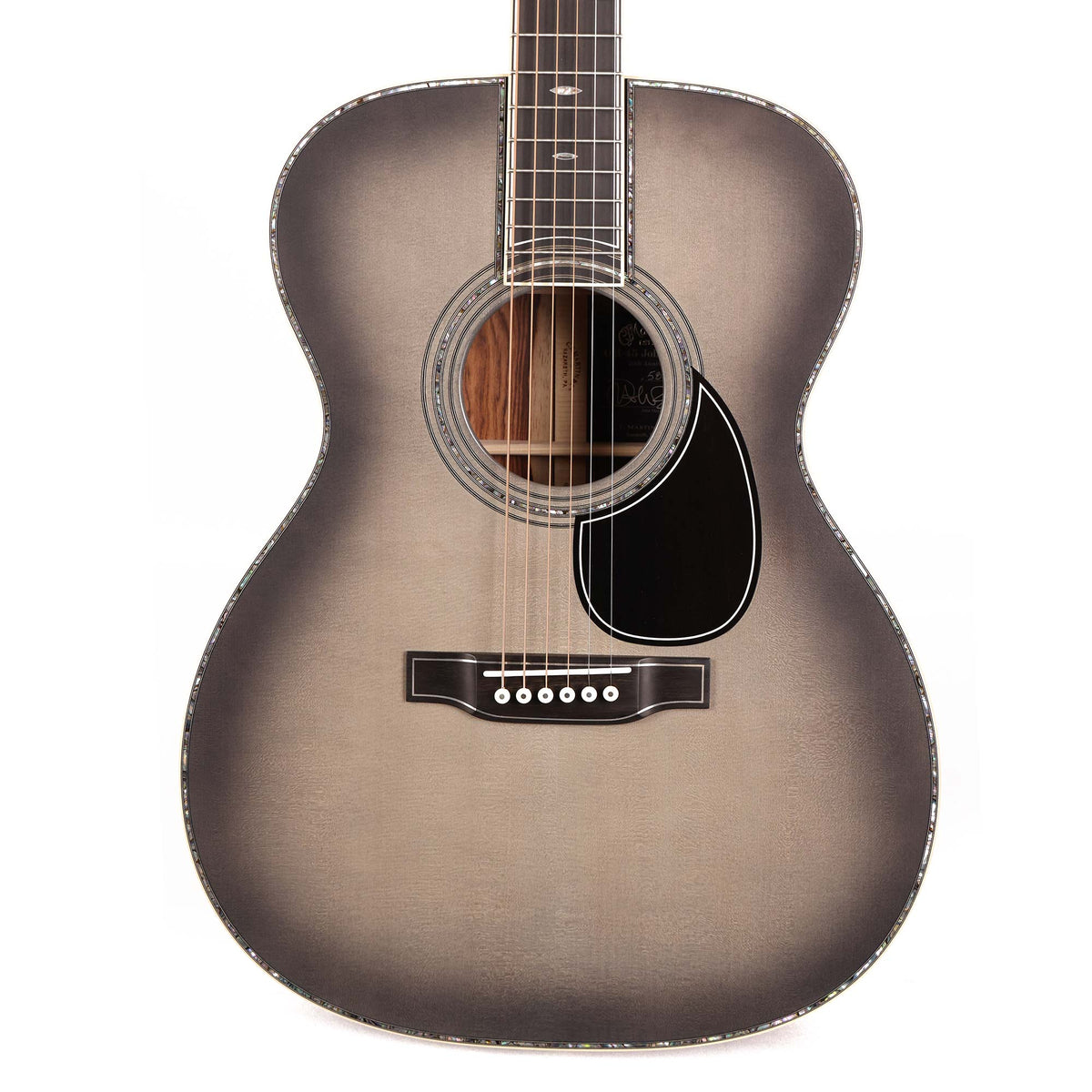 Martin OM-45 John Mayer 20th Anniversary Acoustic Platinum Gray Burst — 1