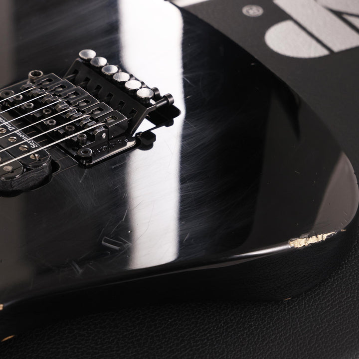 ESP Custom Shop George Lynch Tiger Aged Black - Autographed