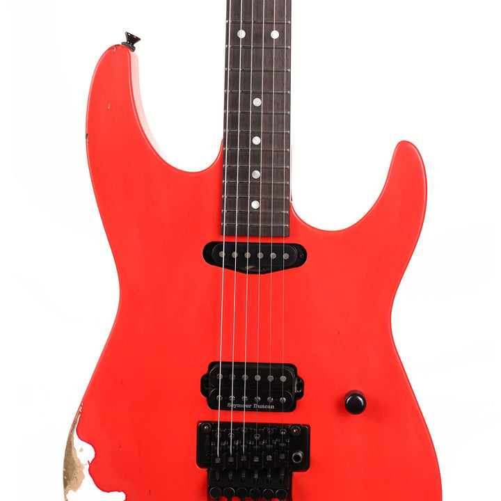 ESP Custom Shop George Lynch Tiger Aged Flare Red - Autographed