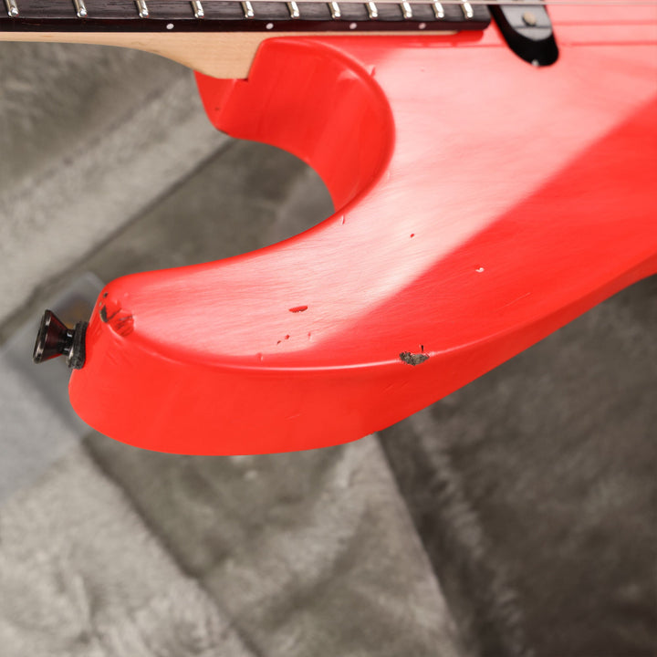 ESP Custom Shop George Lynch Tiger Aged Flare Red - Autographed