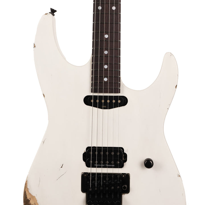 ESP Custom Shop George Lynch Tiger Aged White - Autographed