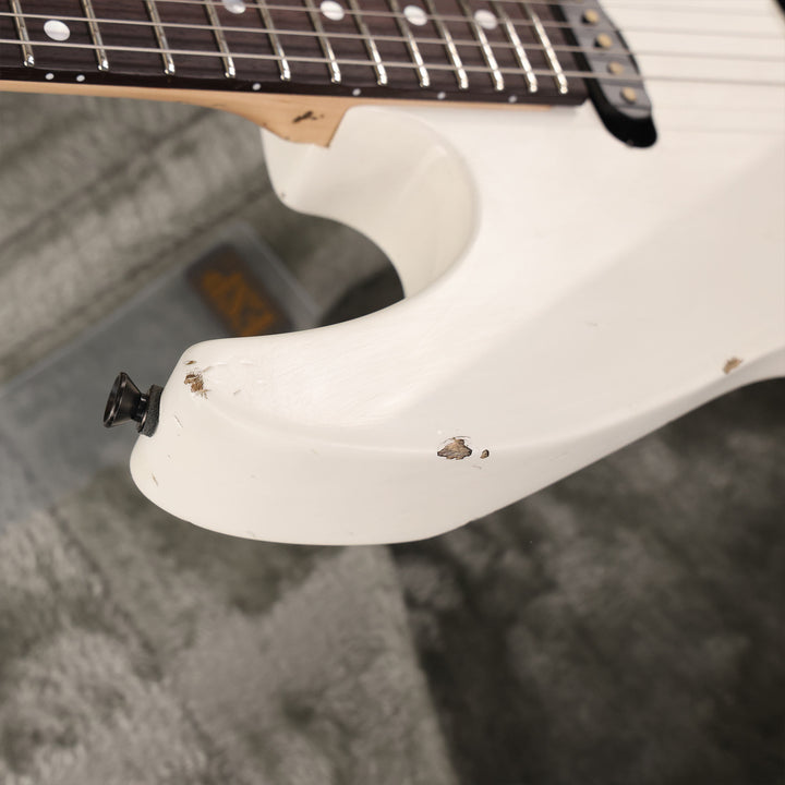ESP Custom Shop George Lynch Tiger Aged White - Autographed