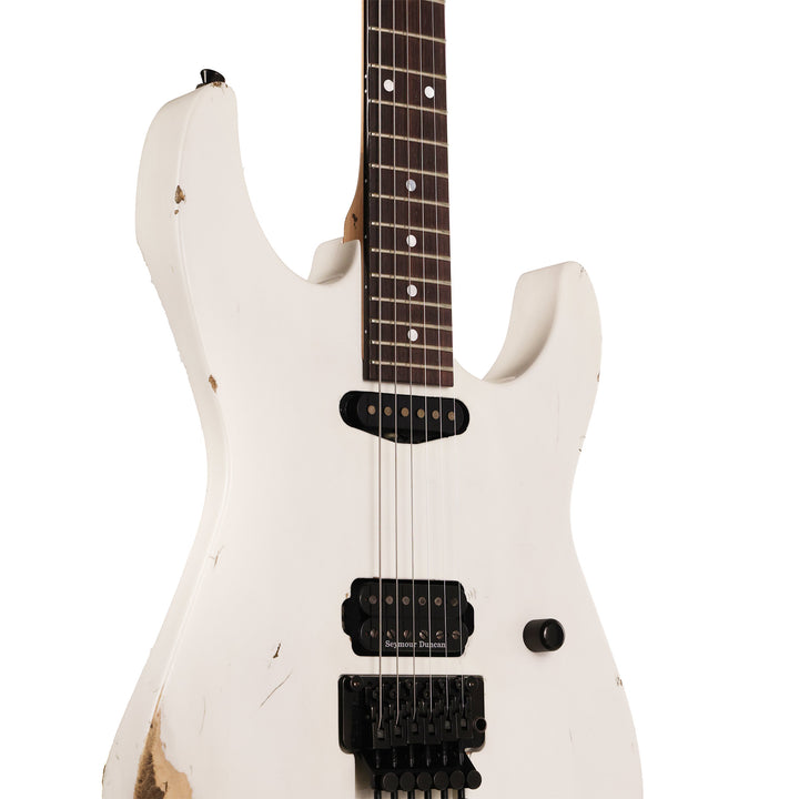 ESP Custom Shop George Lynch Tiger Aged White - Autographed