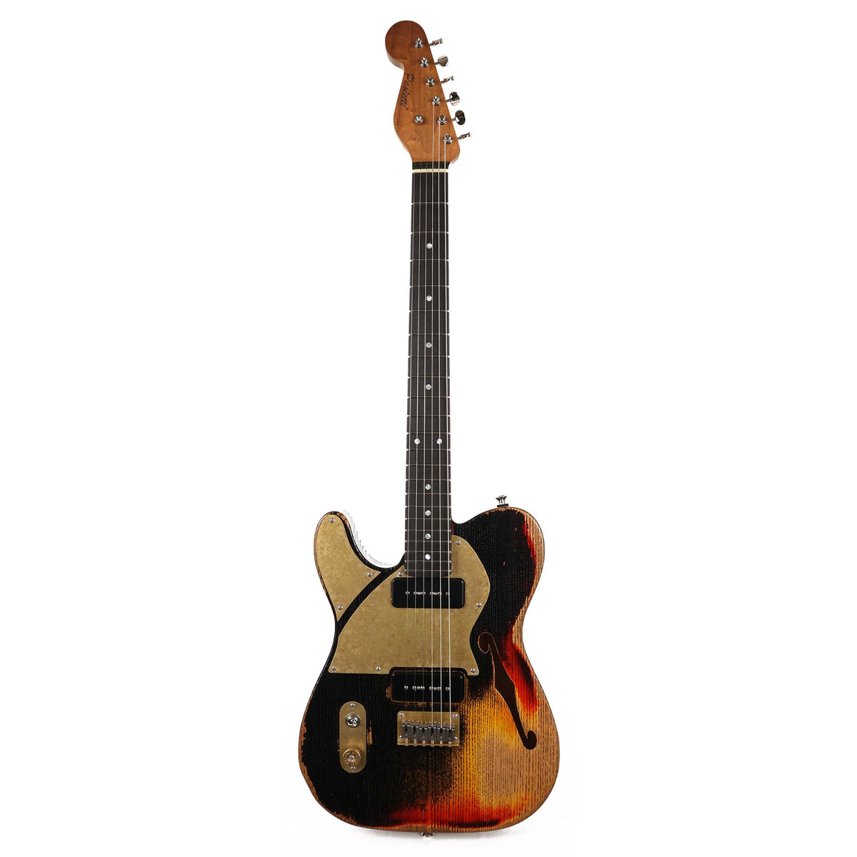 Paoletti Nancy Left-Handed Electric Guitar Sunburst 2024 — 2