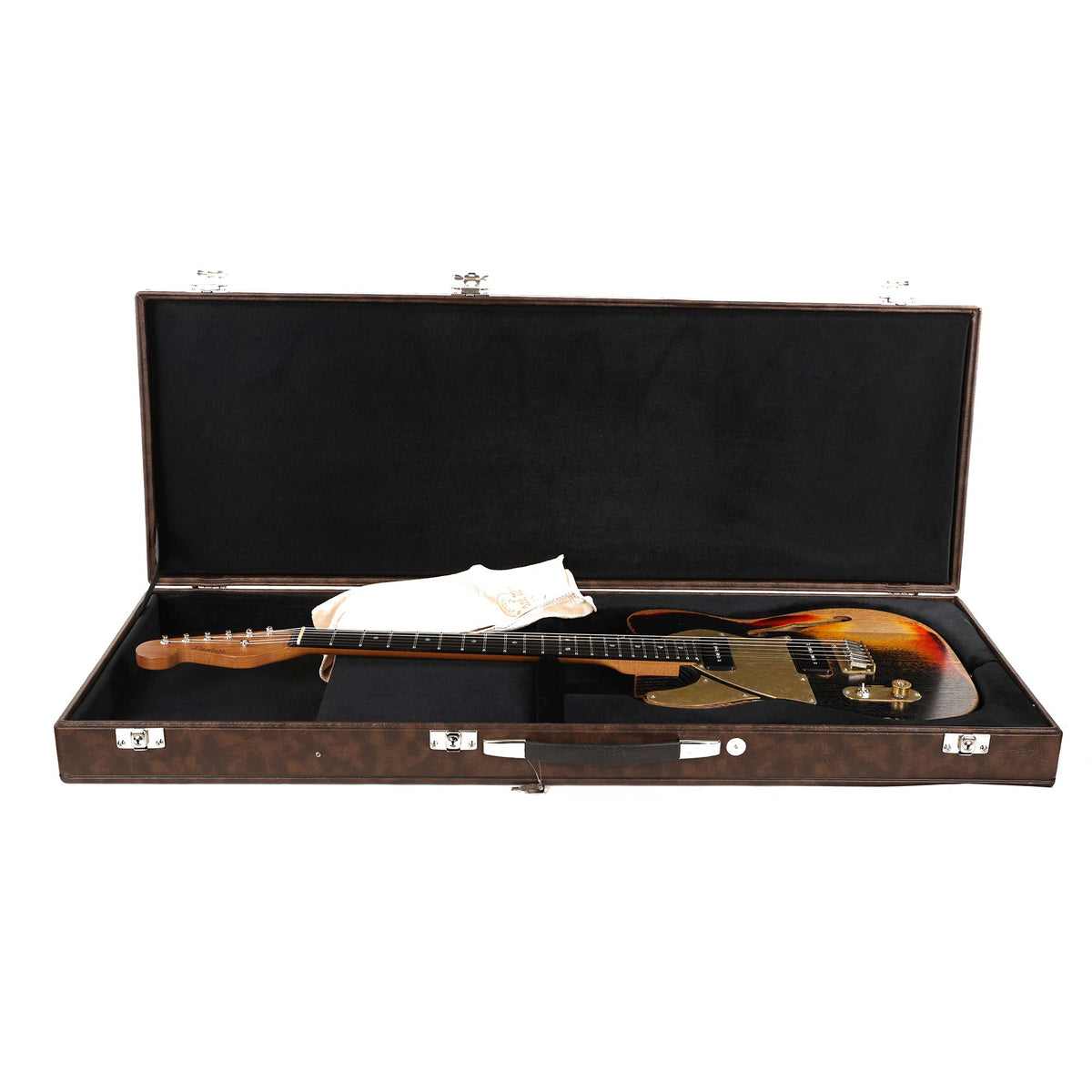 Paoletti Nancy Left-Handed Electric Guitar Sunburst 2024 — 8