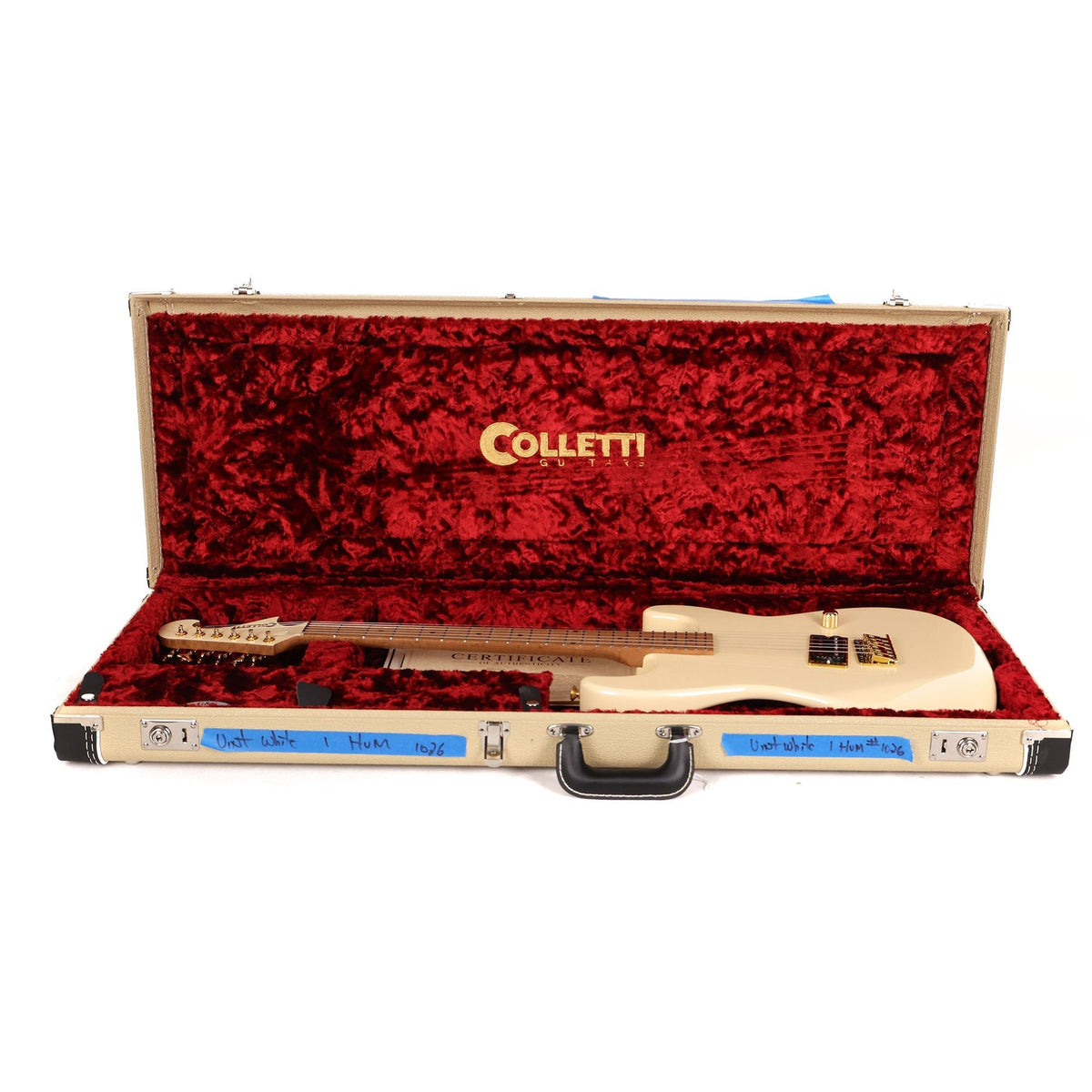 Colletti Guitars Speed of Sound Vintage White — 10
