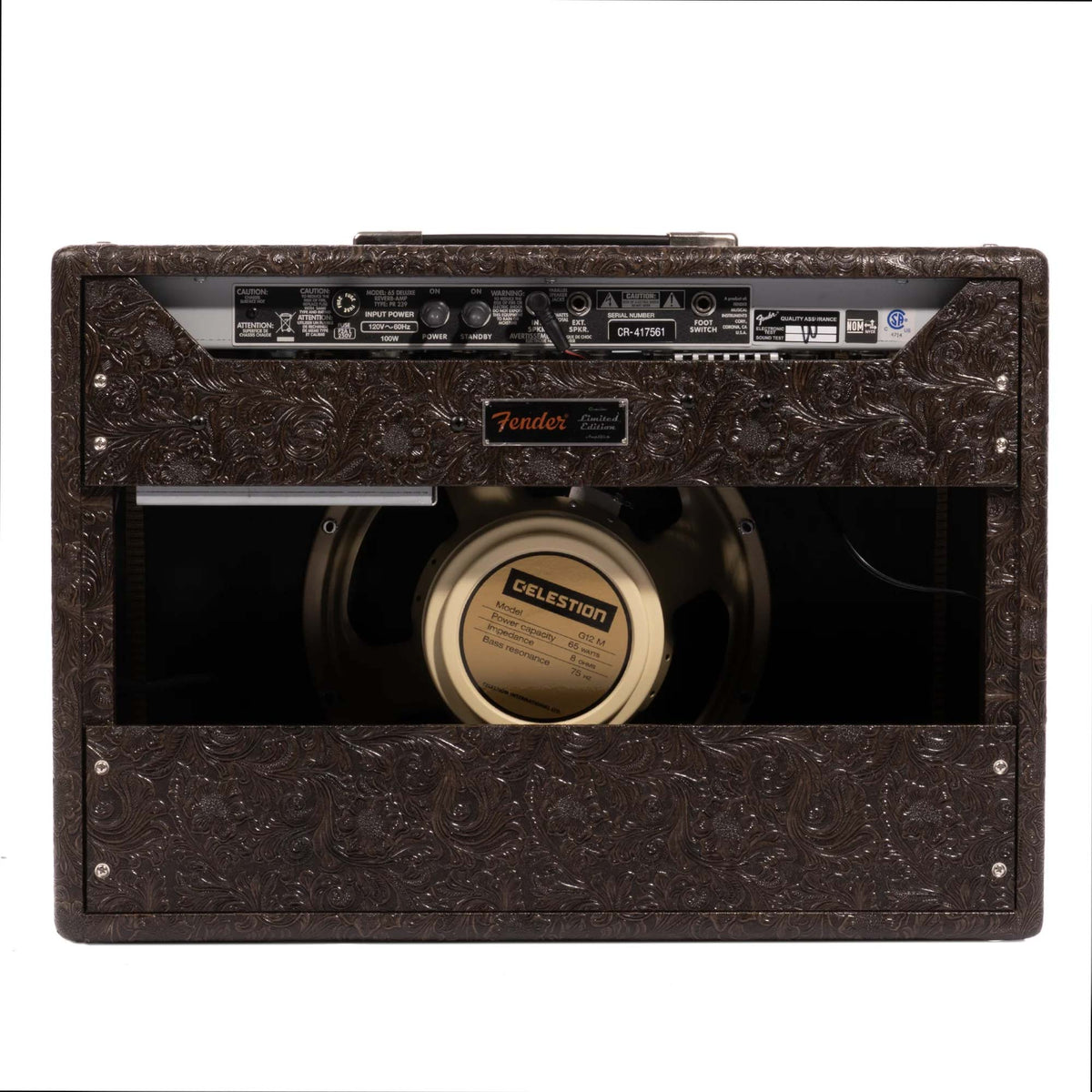 Fender '65 Deluxe Reverb Western CB with Celestion Creamback Speaker — 2