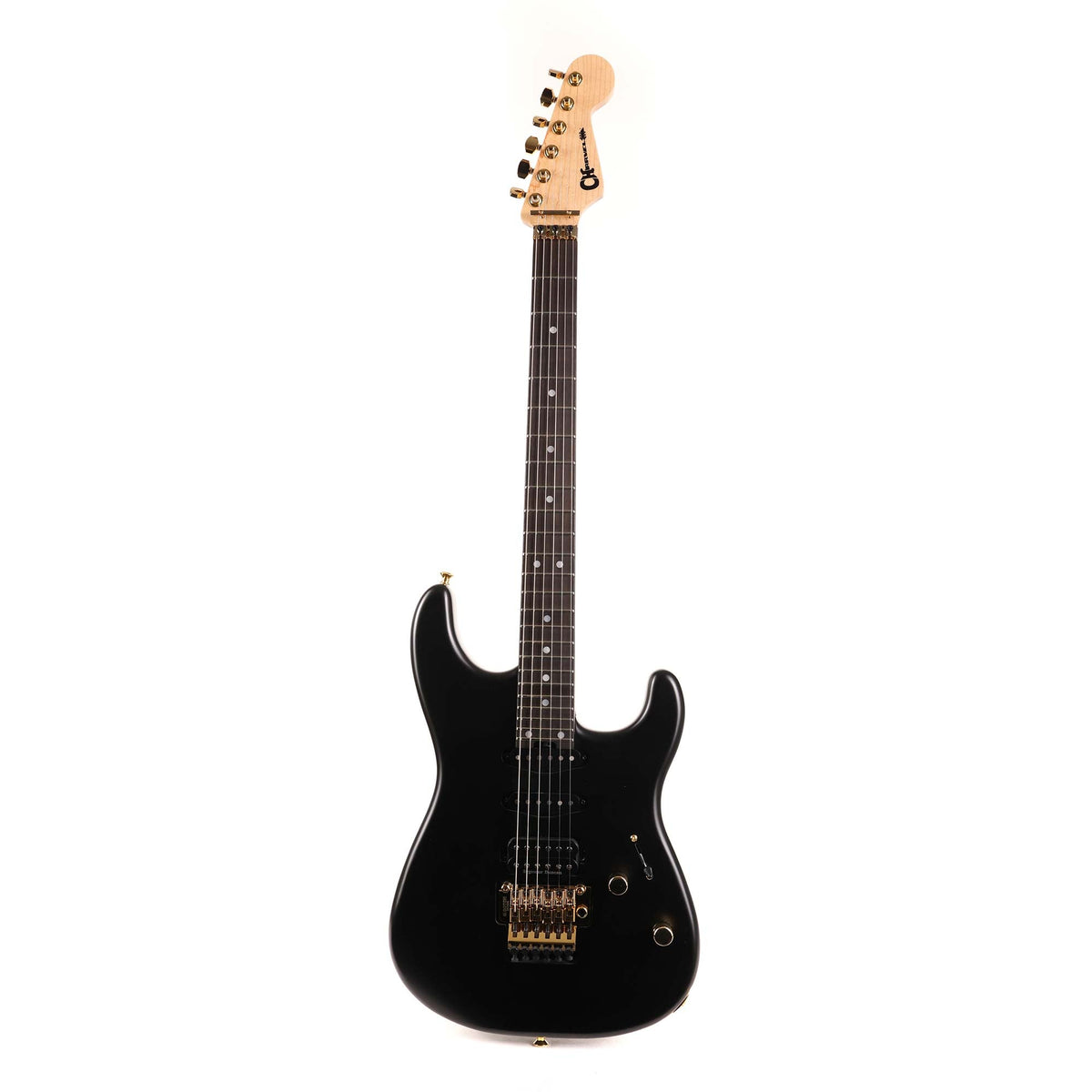 Charvel MJ San Dimas Style 1 HSS FR E Guitar Satin Black — 2