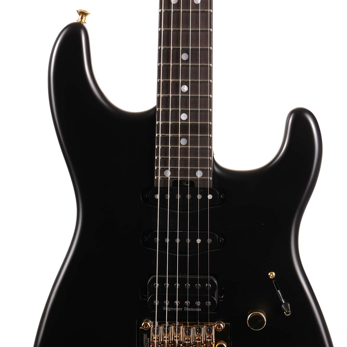 Charvel MJ San Dimas Style 1 HSS FR E Guitar Satin Black — 4