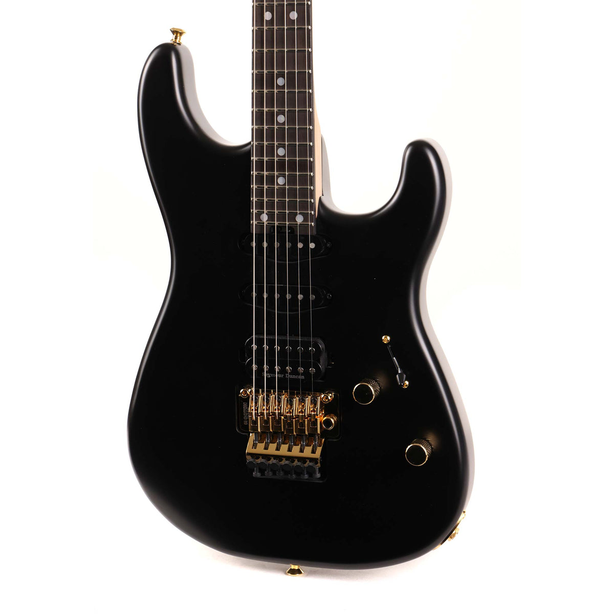 Charvel MJ San Dimas Style 1 HSS FR E Guitar Satin Black — 5
