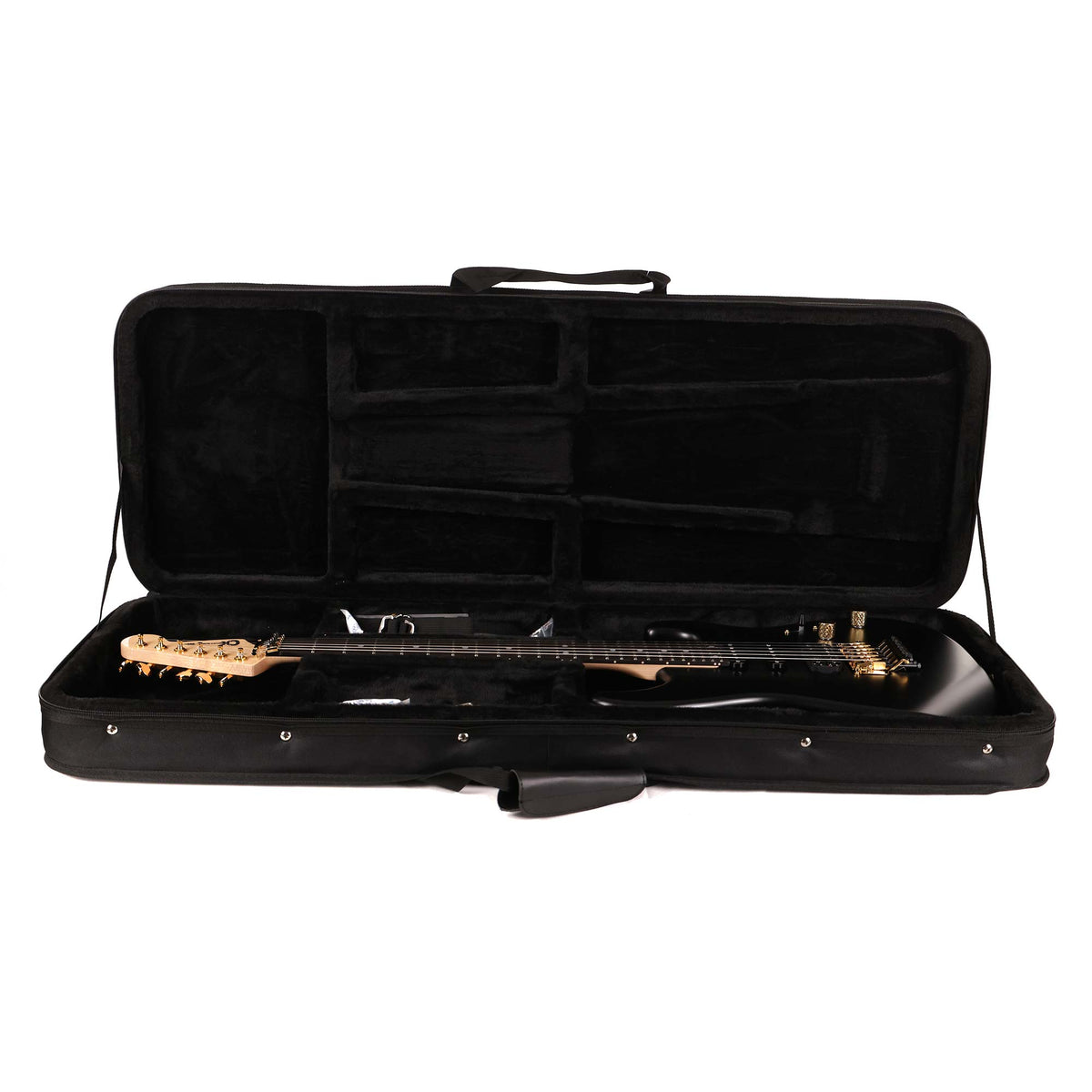 Charvel MJ San Dimas Style 1 HSS FR E Guitar Satin Black — 8