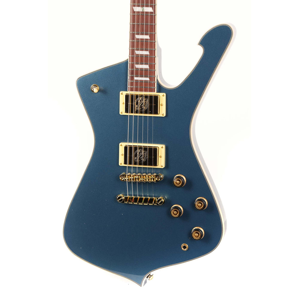Ibanez IC420ABM Iceman Antique Blue Metallic | The Music Zoo