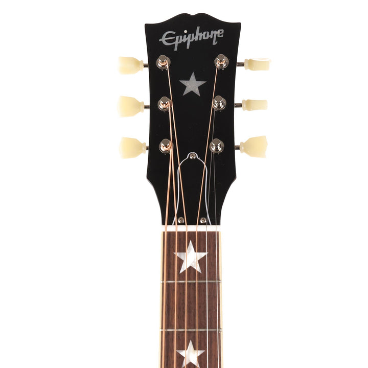 Epiphone Inspired by Gibson J-180 LS Acoustic-Electric Ebony