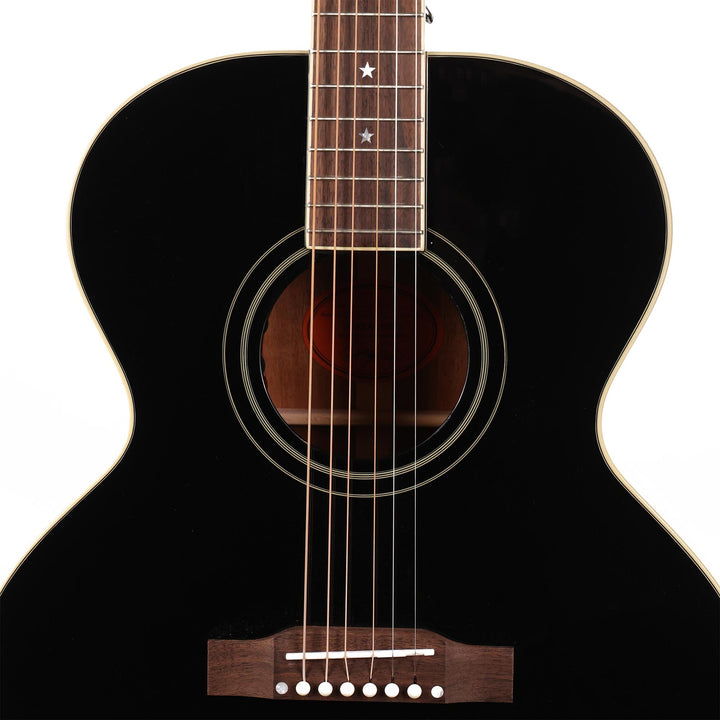 Epiphone Inspired by Gibson J-180 LS Acoustic-Electric Ebony